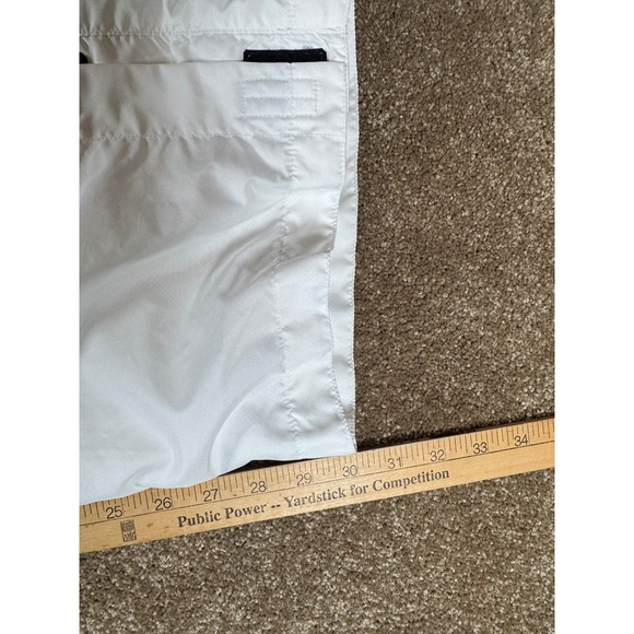 Banana Republic Women's White Cargo Track Pants Elastic Waist Lined Size XL - Picture 7 of 13